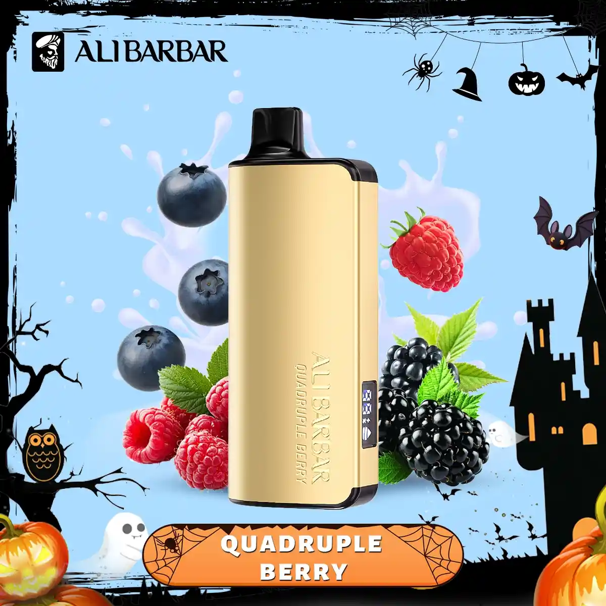 ALIBARBAR INGOT 9000 Puffs – Quadruple Berry