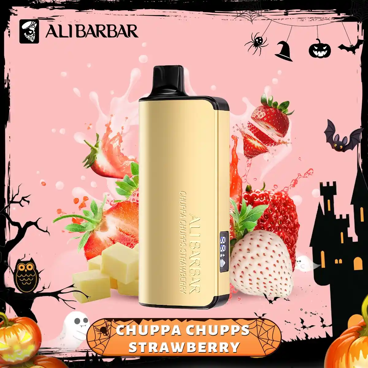 ALIBARBAR INGOT 9000 Puffs – Chuppa chupps strawberry