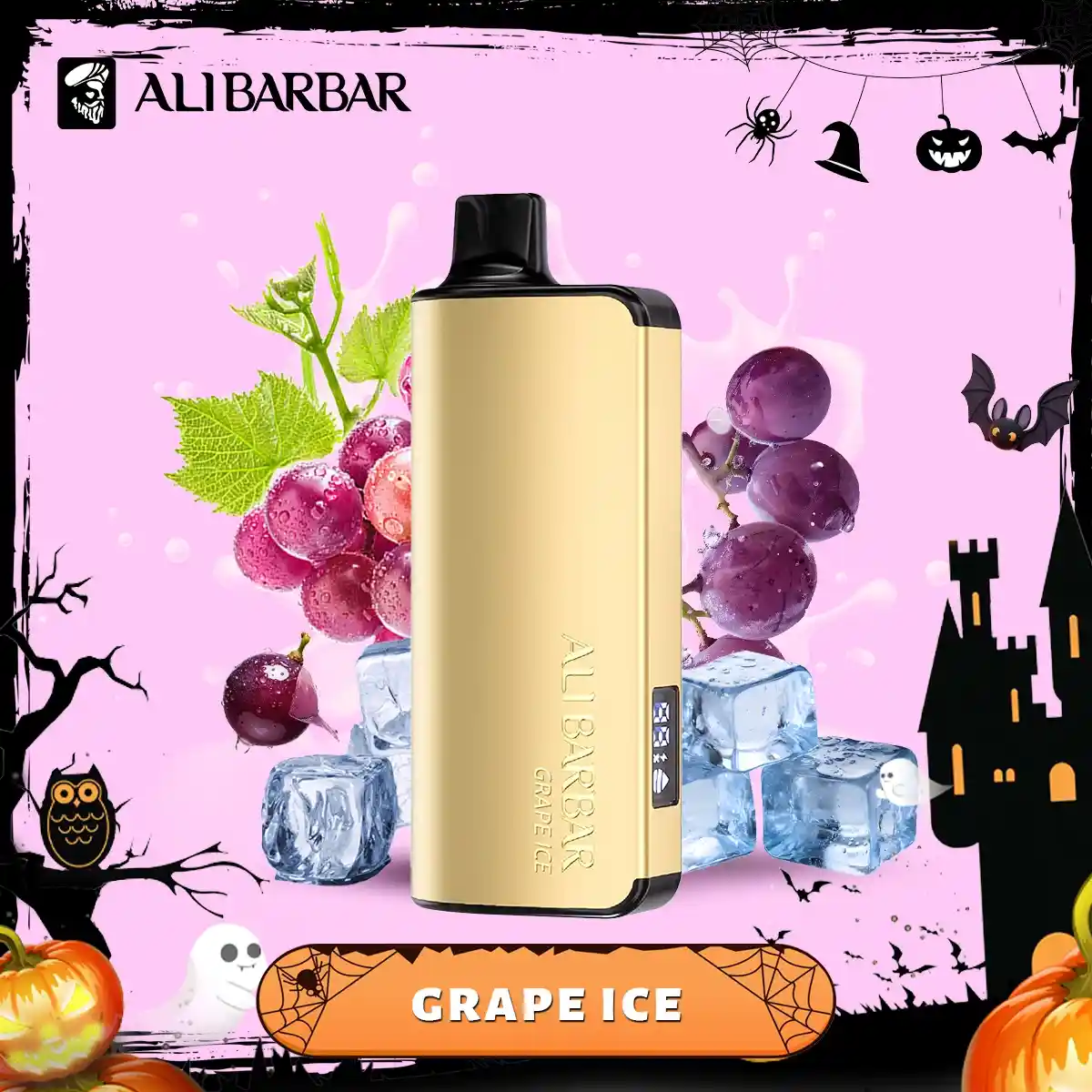 ALIBARBAR INGOT 9000 Puffs – Grape ice