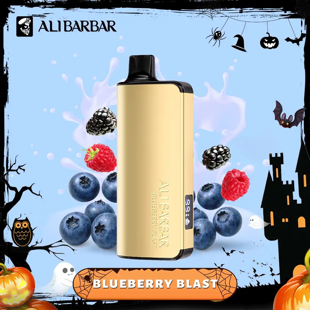 ALIBARBAR INGOT 9000 Puffs – Blueberry blast